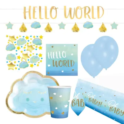 Kalaspaket Hello World Blå - 8 personer