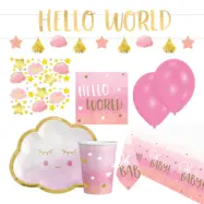 Kalaspaket Hello World Rosa - 8 personer