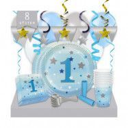 Kalaspaket Little Blue Star 1 år Lyx 8 pers