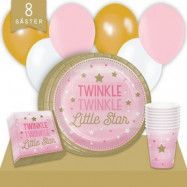 Kalaspaket Little Pink Star Enkel 8 pers
