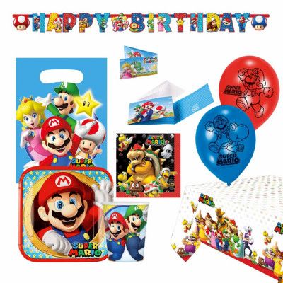 Kalaspaket Super Mario - 8 personer