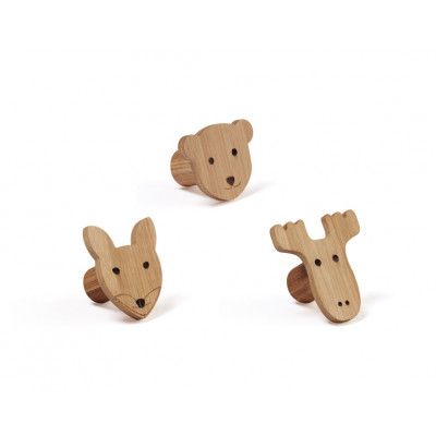 Kids Concept Figurkrokar 3-pack