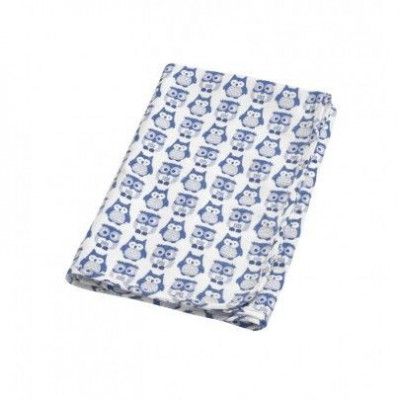 Kids Concept Flanellfilt Pumpkin 2-pack  (Blå)
