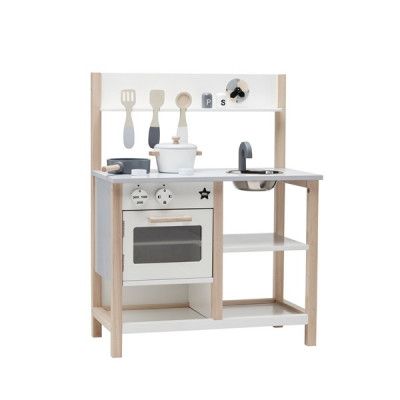 Kids Concept, Kid's Cafe Kök - natur&vit