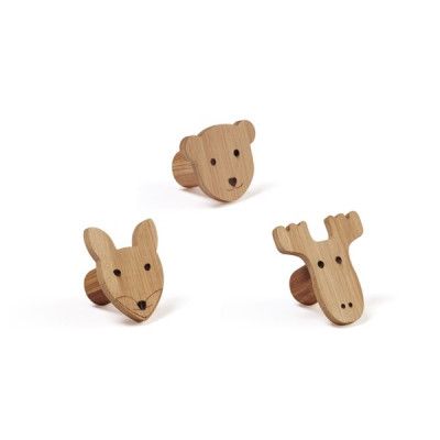 Kids Concept, Kid's Bamboo - Krokar 3 st