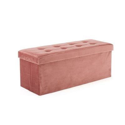 Kids Concept, Sittpuff Lång Sammet Aprikos
