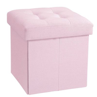 StorOchLiten Kids Concept, Sittpuff ljusrosa