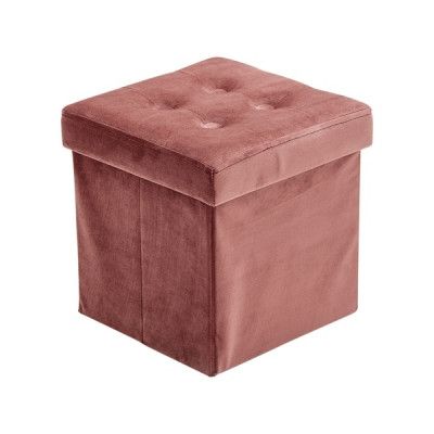 StorOchLiten Kids Concept, Sittpuff sammet aprikos