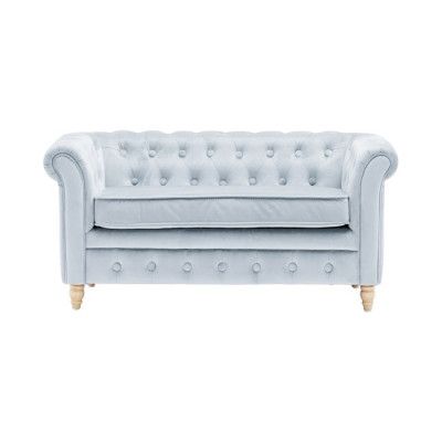 Kids Concept Soffa Chesterfield (Sammet Ljusblå)