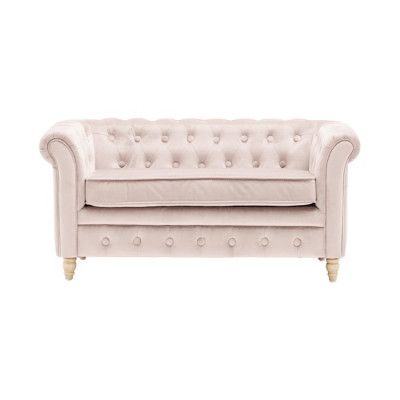 Kids Concept Soffa Chesterfield (Sammet Rosa)