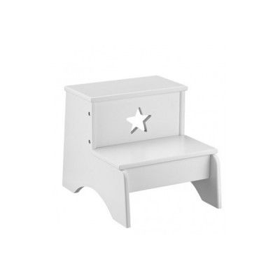 Kids Concept, Trappstegspall Star -  Vit
