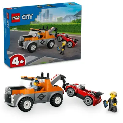 Bärgningsbil med röd Sportbil - City - 60435 - LEGO
