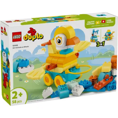 LEGO® DUPLO 3-i-1 Djur på hjul 10448 - LEGO -  Leksaksaffären