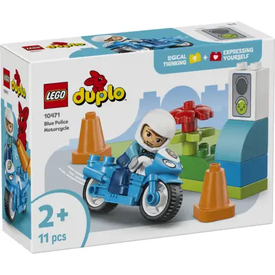 LEGO® DUPLO Blå polismotorcykel 10471 - LEGO -  Leksaksaffären