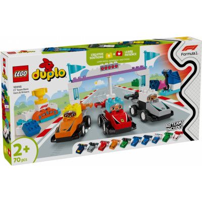 LEGO® DUPLO F1® Team racerbilar och förare 10445 - LEGO -  Leksaksaffären