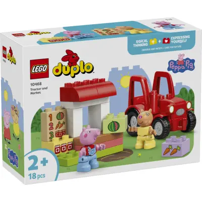 LEGO® DUPLO® Greta Gris Traktor och marknad 10468 - LEGO -  Leksaksaffären