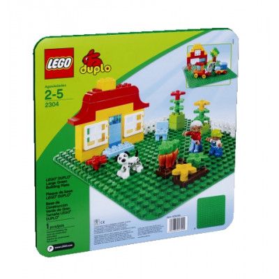 LEGO DUPLO Klossar 2304, Stor grön byggplatta