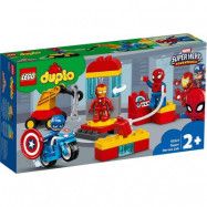 Lego Duplo Marvel Iron Man Spiderman Captain America Superhjältarnas labb 10921