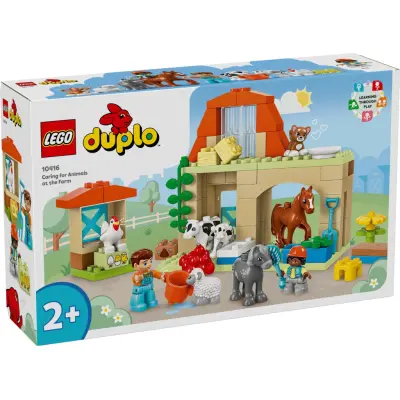 LEGO® DUPLO Sköta om djur på bondgården 10416 - LEGO -  Leksaksaffären