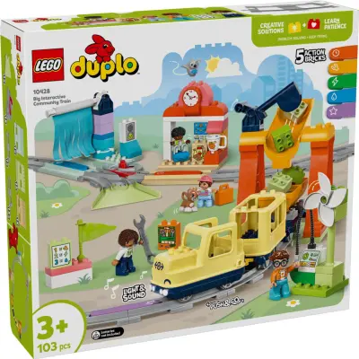 LEGO® DUPLO Stort interaktivt pendeltåg 10428 - LEGO -  Leksaksaffären