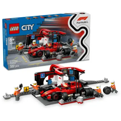 F1 Pit Stop&Pit Crew - Ferrari - Formula 1 - 60443 - LEGO