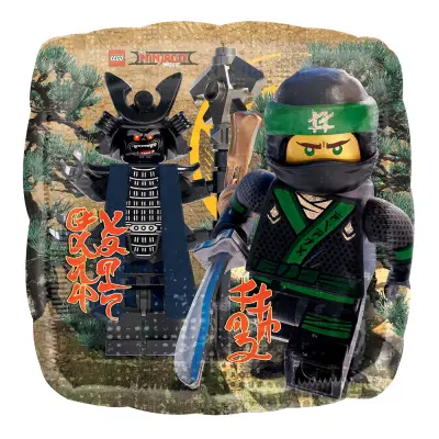 Folieballong Kvadrat Lego Ninja