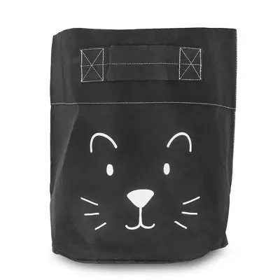 Jollein förvaringskorg XL paper,little lion black