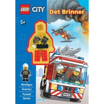 Egmont Kärnan Kärnan, LEGO City, Det brinner, Pysselbok med byggsats