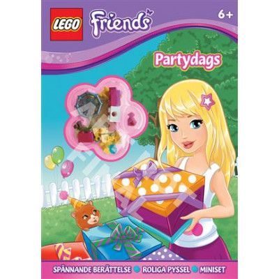 Egmont Kärnan Kärnan, LEGO Friends, Partydags, Pysselbok med byggsats