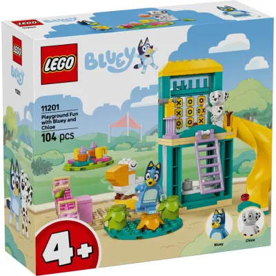 LEGO® 4+ Bluey Skoj på lekplatsen med Bluey och Chloe 11201 - LEGO -  Leksaksaffären