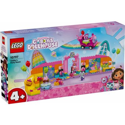 LEGO® 4+ Gabby’s Dollhouse Gabbys partyrum 10797 - LEGO -  Leksaksaffären
