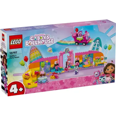 LEGO® 4+ Gabby’s Dollhouse Gabbys partyrum 10797 - LEGO -  Leksaksaffären