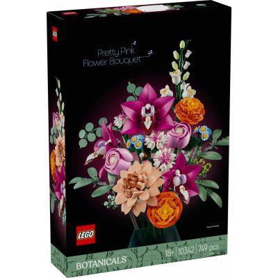LEGO® Botanicals Vacker rosa blombukett 10342 - LEGO -  Leksaksaffären