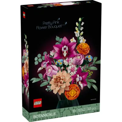 LEGO® Botanicals Vacker rosa blombukett 10342 - LEGO -  Leksaksaffären