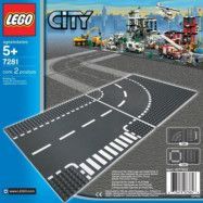 LEGO City 7281, T-korsning&kurva