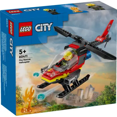 LEGO® City Brandräddningshelikopter 60411 - LEGO -  Leksaksaffären