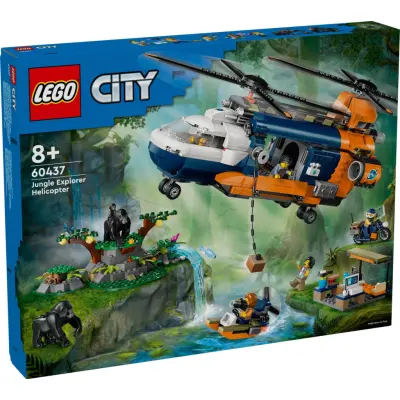 LEGO® City Djungelhelikopter och basläger 60437 - LEGO -  Leksaksaffären