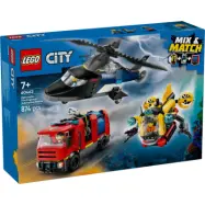LEGO® City Helikopter, brandbil och ubåt 60462 - LEGO -  Leksaksaffären