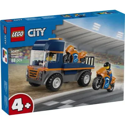 LEGO® City Motorcykeltransport 60491 - LEGO -  Leksaksaffären
