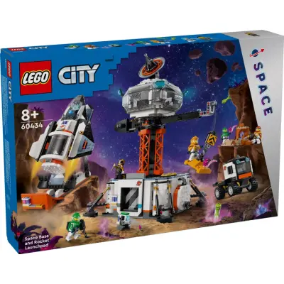 LEGO® City Rymdbas och raketuppskjutningsramp 60434 - LEGO -  Leksaksaffären