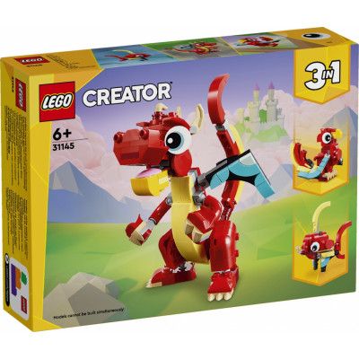 LEGO® Creator 3in1 Röd drake 31145 - LEGO -  Leksaksaffären