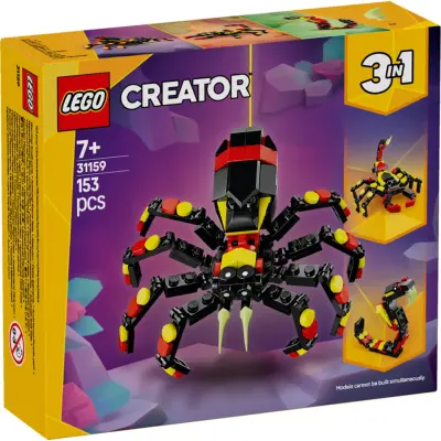 LEGO® Creator 3in1 Vilda djur: överraskande spindel 31159 - LEGO -  Leksaksaffären