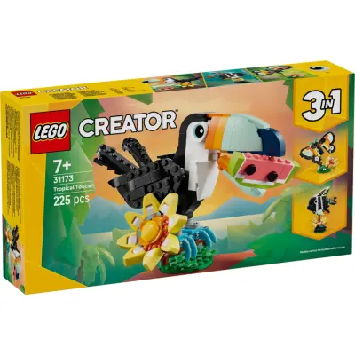 LEGO® Creator 3in1 Vilda djur: Tropisk tukan 31173 - LEGO -  Leksaksaffären