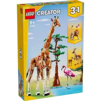 LEGO® Creator 3in1 Vilda safaridjur 31150 - LEGO -  Leksaksaffären