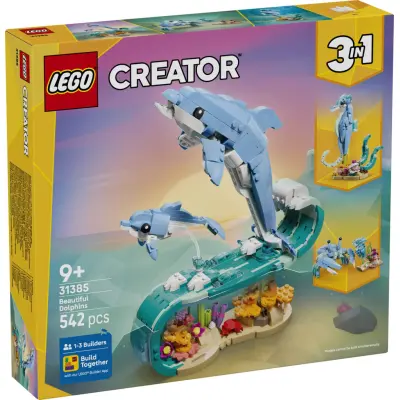 LEGO® Creator Havsdjur: vackra delfiner 31385 - LEGO -  Leksaksaffären