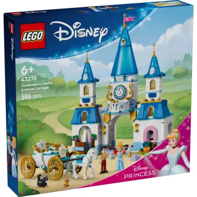 LEGO® Disney Askungens slott och häst med vagn 43275 - LEGO -  Leksaksaffären