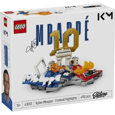 LEGO® Editions Kylian Mbappé - fotbollshöjdpunkter 43013 - LEGO -  Leksaksaffären