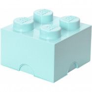LEGO, Förvaringsbox 4, aqua light blue