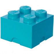 LEGO, Förvaringsbox 4, medium azur
