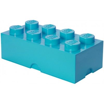 LEGO, Förvaringsbox 8, medium azur